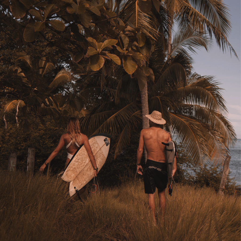 Surfing the legendary Santa Catalina point break in Panama