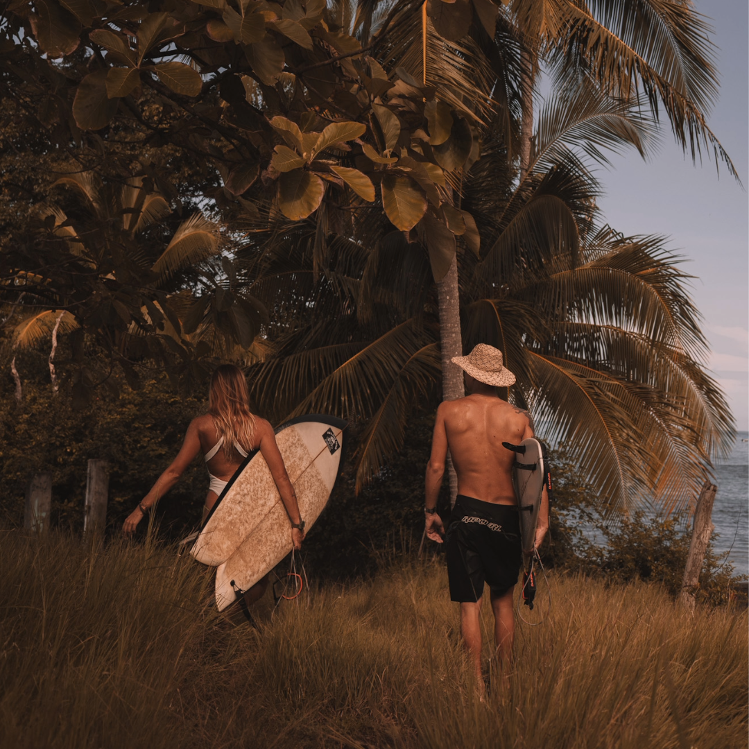 Surfing the legendary Santa Catalina point break in Panama